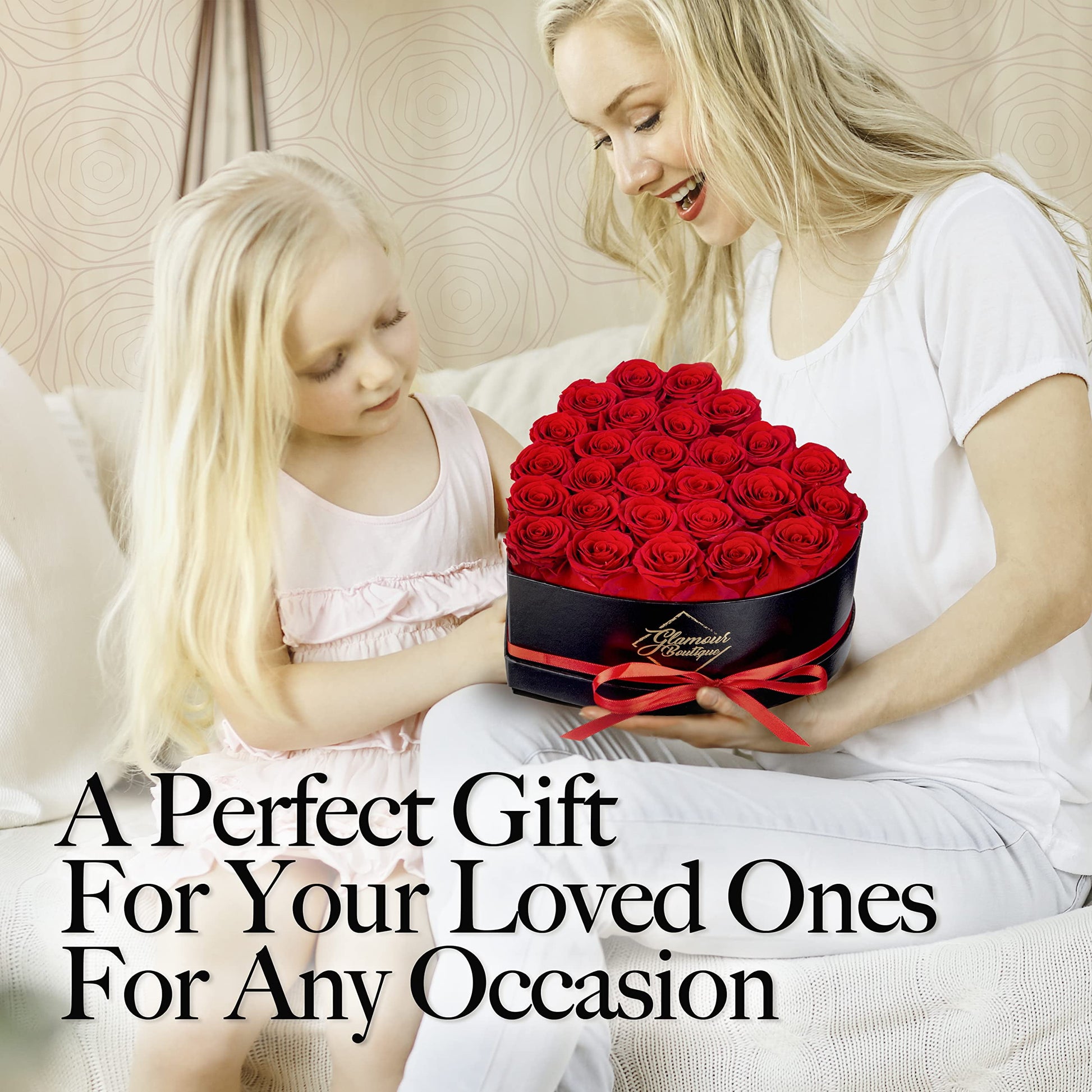 Flower Heart Roses, Immortal Roses Gifts. Flowers for Delivery Mothers Day & Valentines Day