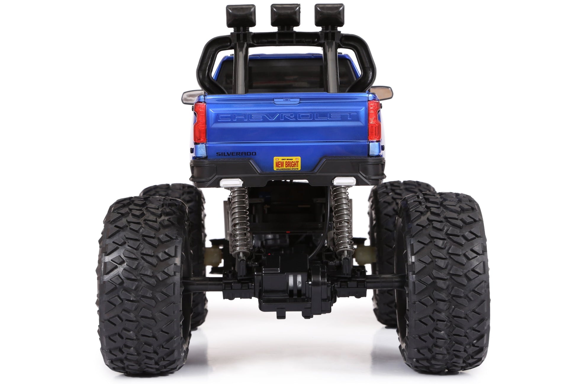 Battery Remote Control Chevrolet Silverado Heavy Metal 4X4 Truck 21062U-B Blue