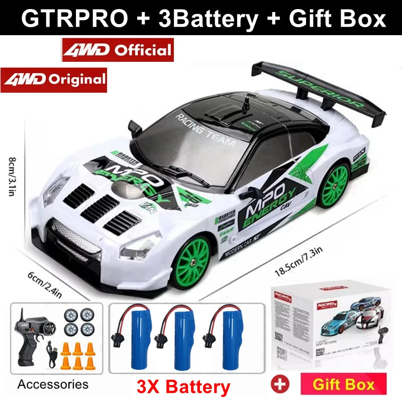 RC Drift Car Remote Control GTRPRO AE86PRO Model 4X4 Racing RTR Radio Truck Vehicle Toy Gift for Boy Girl Children Kid Adult