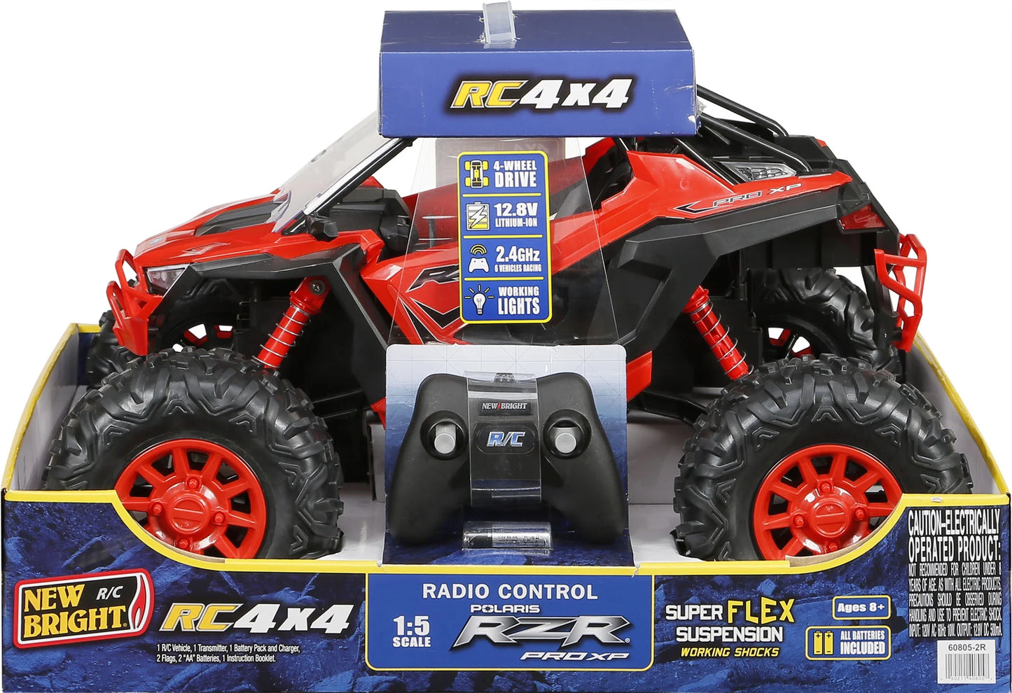  RZR XP Pro Battery Remote Control Red Polaris ATV, 60805-2R